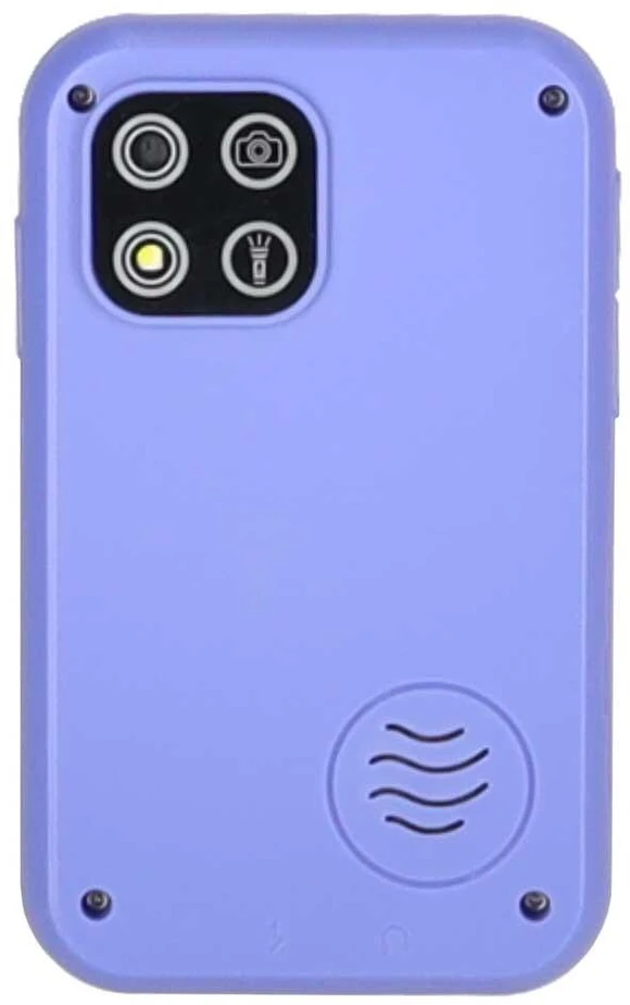 Ikonka Išmanusis telefonas vaikams su kamera ir 8GB kortele, mėlynas dinozauras