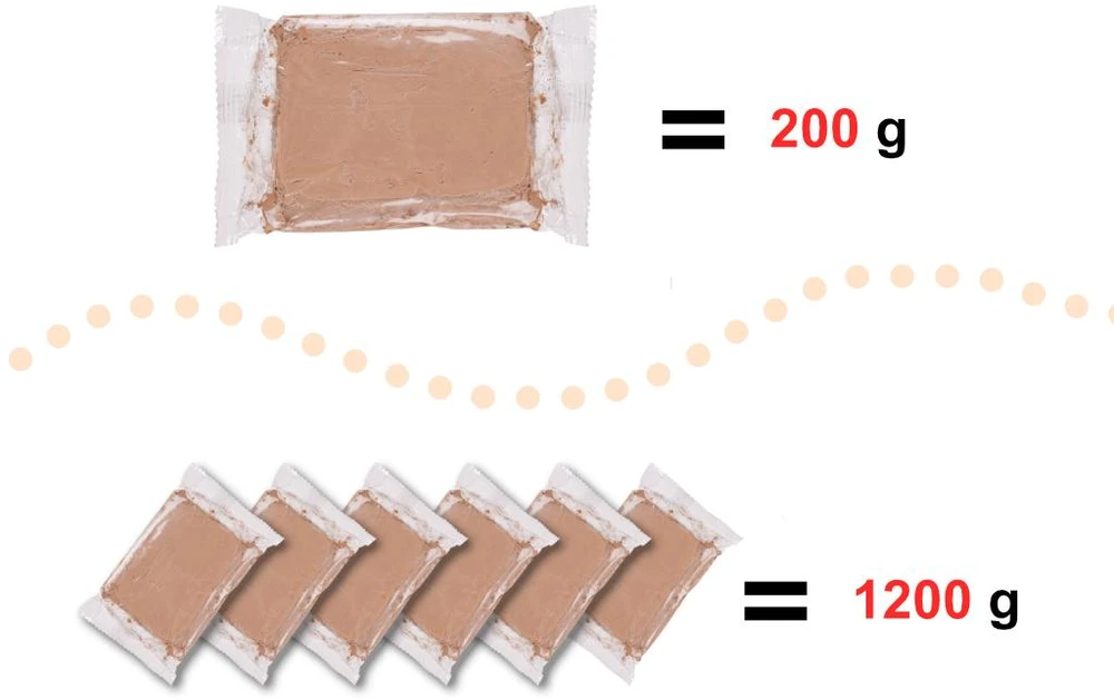 Ikonka Molio masė puodžiaus ratui 1200g