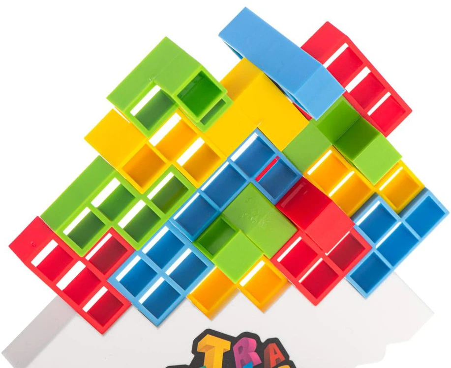Ikonka Tetris dėlionė balansavimo blokai galvosūkis žaidimas