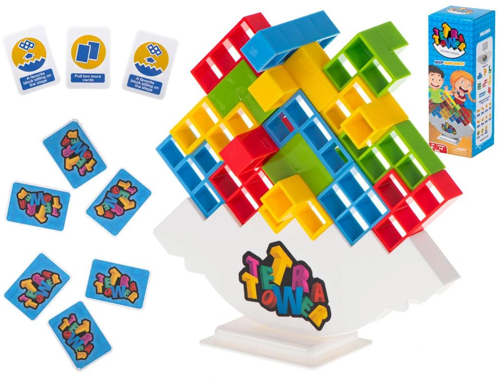 Ikonka Tetris dėlionė balansavimo blokai galvosūkis žaidimas