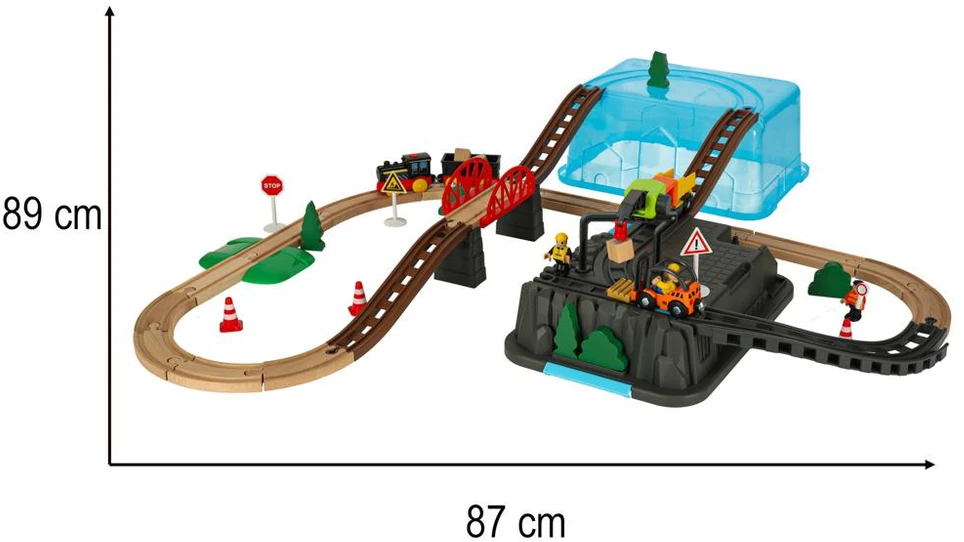 Ikonka Traukinio žaidimų rinkinys vaikams