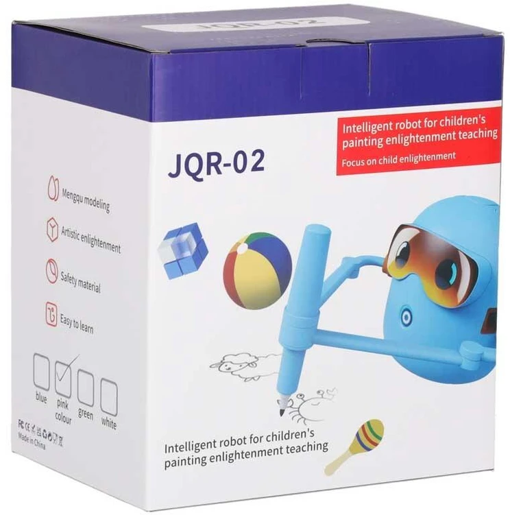 Ikonka Piešimo robotas mėlynas
