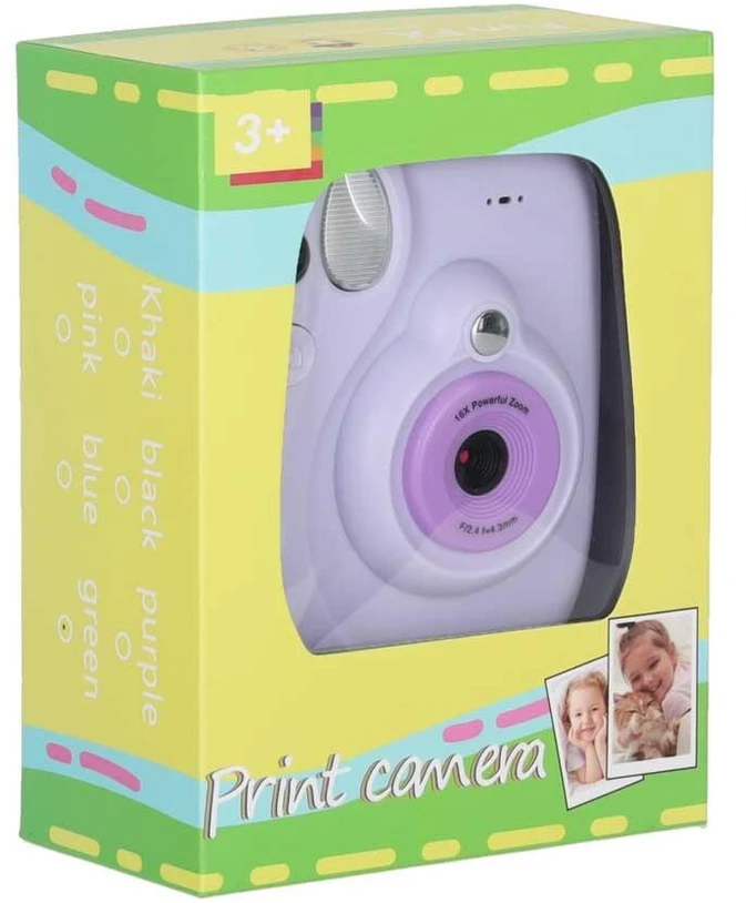 Ikonka Momentinis fotoaparatas violetinis