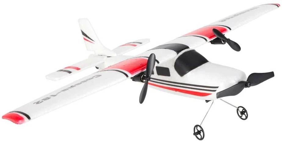 Ikonka Nuotoliniu būdu valdomas Cessna 182 sklandytuvas aerobatas 2,4 GHz orlaivis