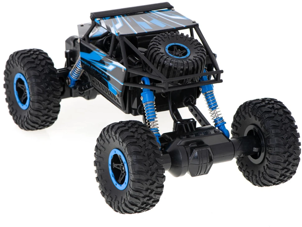 Ikonka RC automobilis Rock Crawler HB 2.4GHz 1:18 mėlynas