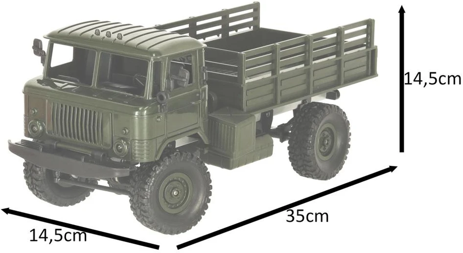 Ikonka Karinis automobilis RC Off-Road 4WD 1:16 RTR