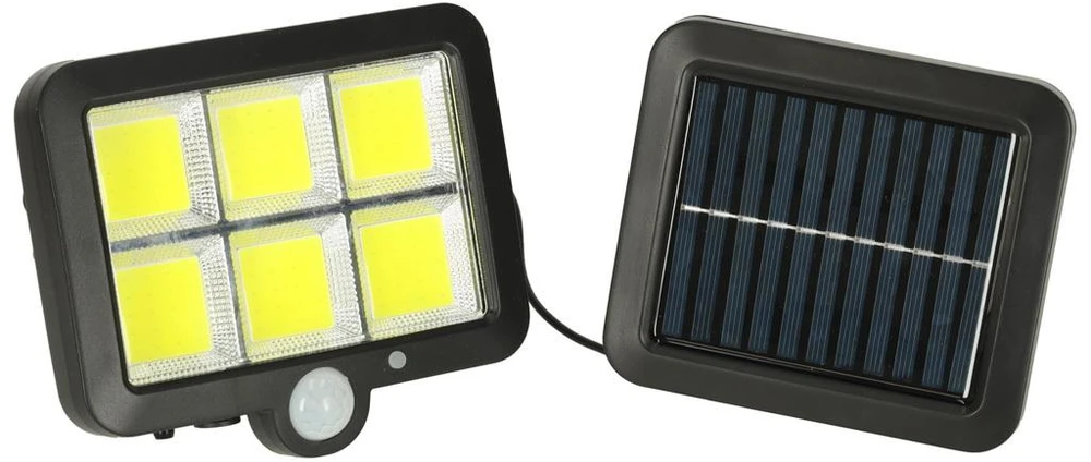 Ikonka Saulės šviestuvas su judesio jutikliu 120 LED