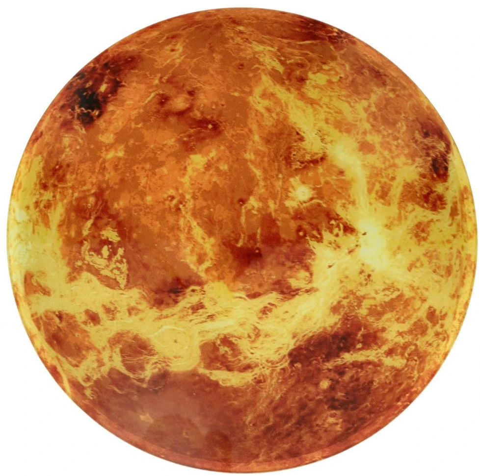 Ikonka Planeta Marsas oranžinė 32cm kaina laikrodis