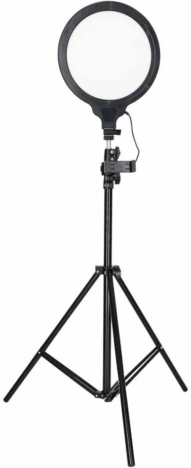 Ikonka Studijinė LED žiedinė lempa filmavimui su trikoju