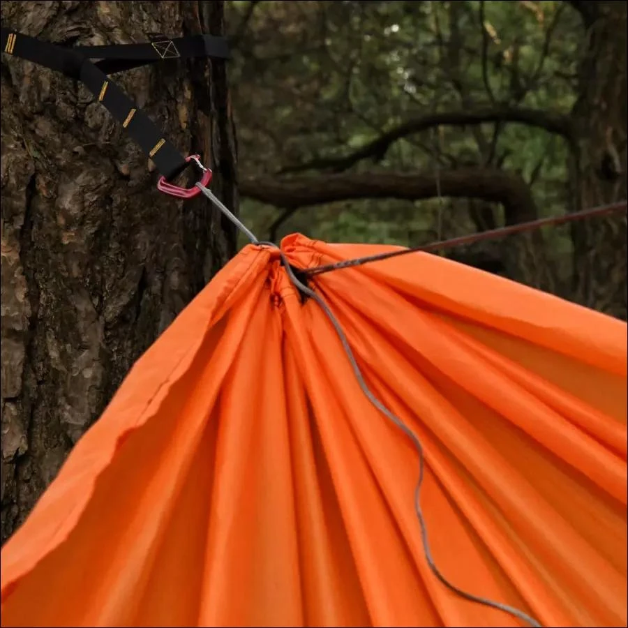 Itin lengvas TigerWood Sky Version hamakas, oranžinis