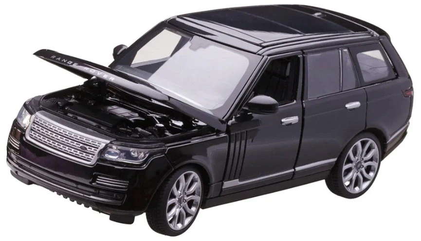 Juodas „Range Rover“ automobilio modelis „Rastar“ 56300, 1:24