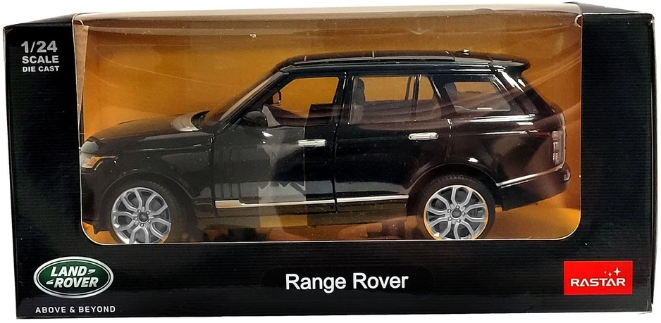 Juodas „Range Rover“ automobilio modelis „Rastar“ 56300, 1:24