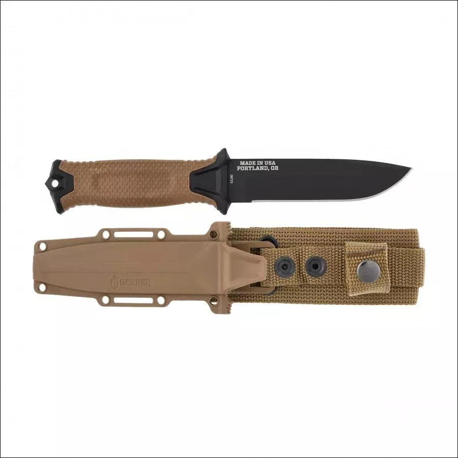 Peilis Gerber Strongarm Coyote FE rudas (lygiais ašmenimis) (30-001058)(1027826)