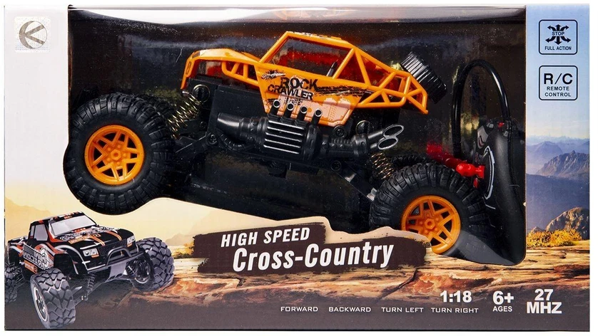 Kathay Haster Cross Country nuotoliniu būdu valdomas visureigis, 1:18 mastelis, įvairių spalvų