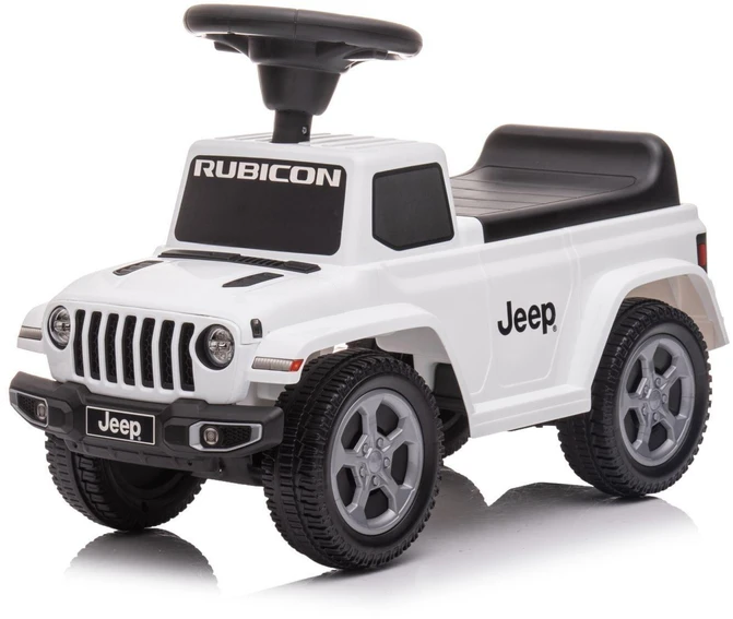 Kathay Haster Jeep vaikiškas stumdukas su garsais, baltas