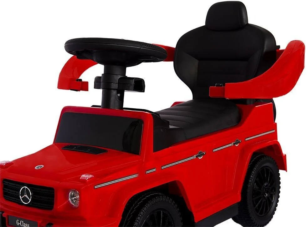 Kathay Haster Mercedes-Benz G-Class G350d paspiriamas automobilis vaikams su garsais ir stūmimo rankena