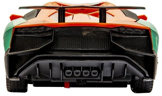 Kathay Haster Oranžinis sportinis automobilis su LED žibintais ir nuotolinio valdymo pultu