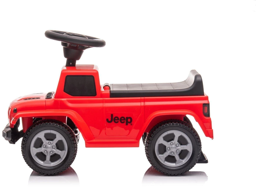 Kathay Haster Raudonas „Jeep“ pasispiriamas automobilis vaikams su garso funkcijomis