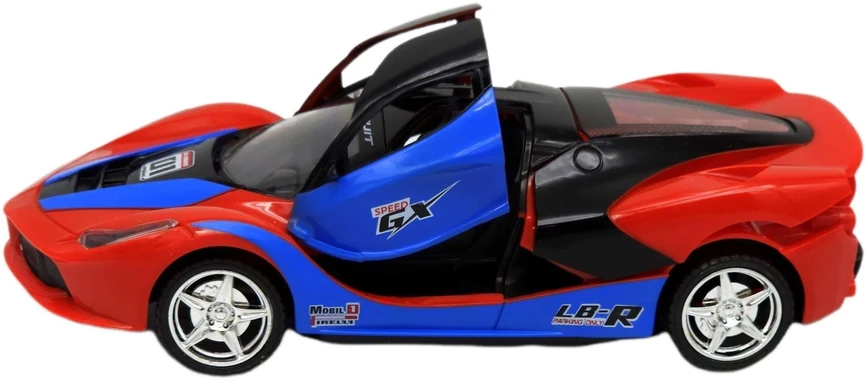 Kathay Haster Geltonas nuotoliniu būdu valdomas sportinis automobilis su LED žibintais