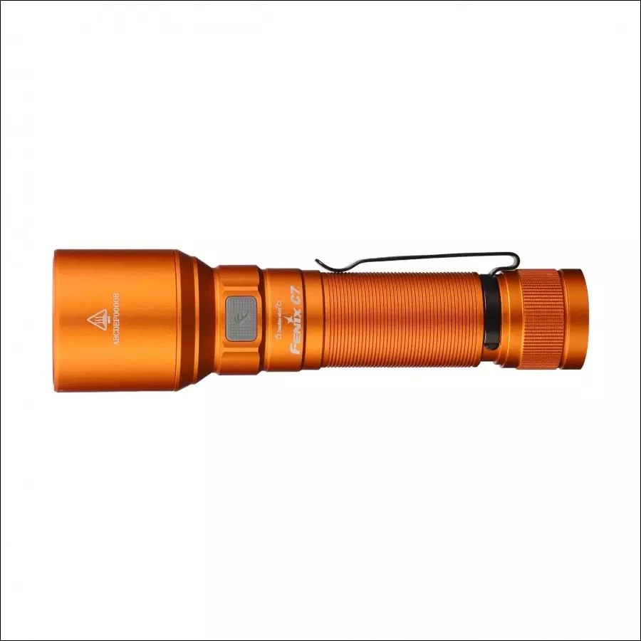 LED žibintuvėlis Fenix C7 oranžinis, ribotas leidimas