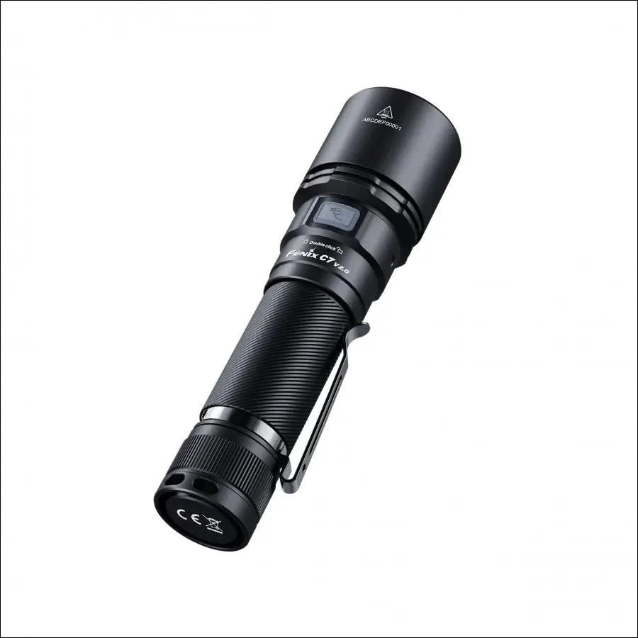 LED žibintuvėlis Fenix C7 V2.0 juodas