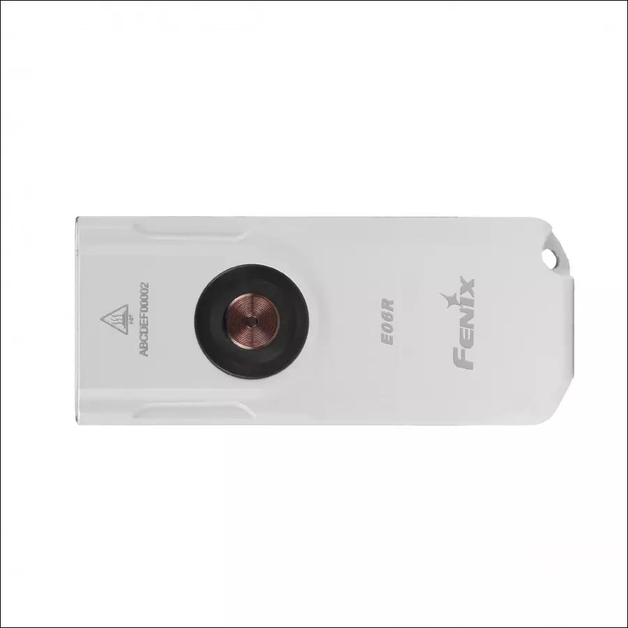 LED žibintuvėlis Fenix E06R balta, riboto leidimo
