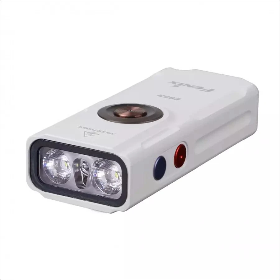 LED žibintuvėlis Fenix E06R balta, riboto leidimo
