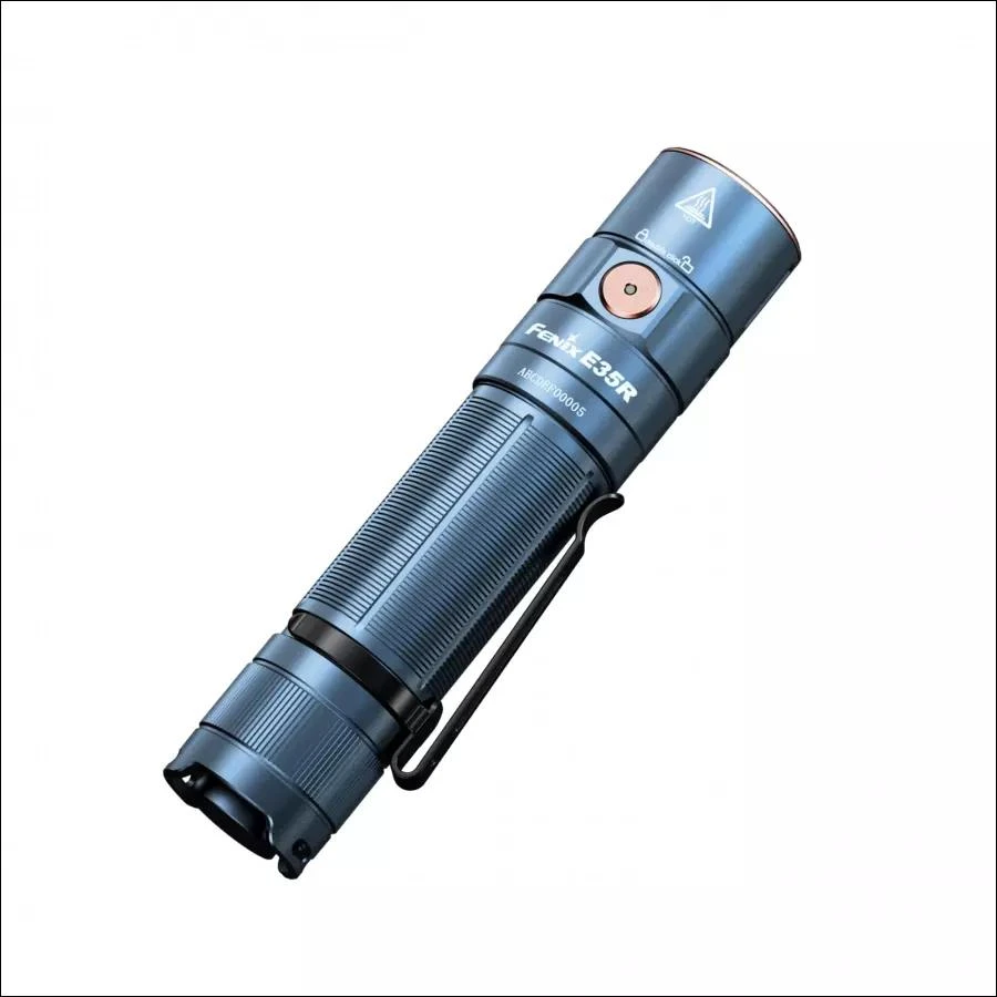 LED žibintuvėlis Fenix E35R, mėlynas, riboto leidimo