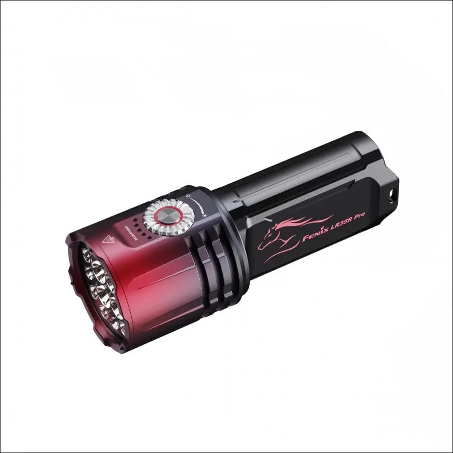 LED žibintuvėlis Fenix LR35R PRO (Arklys) juodas riboto leidimo