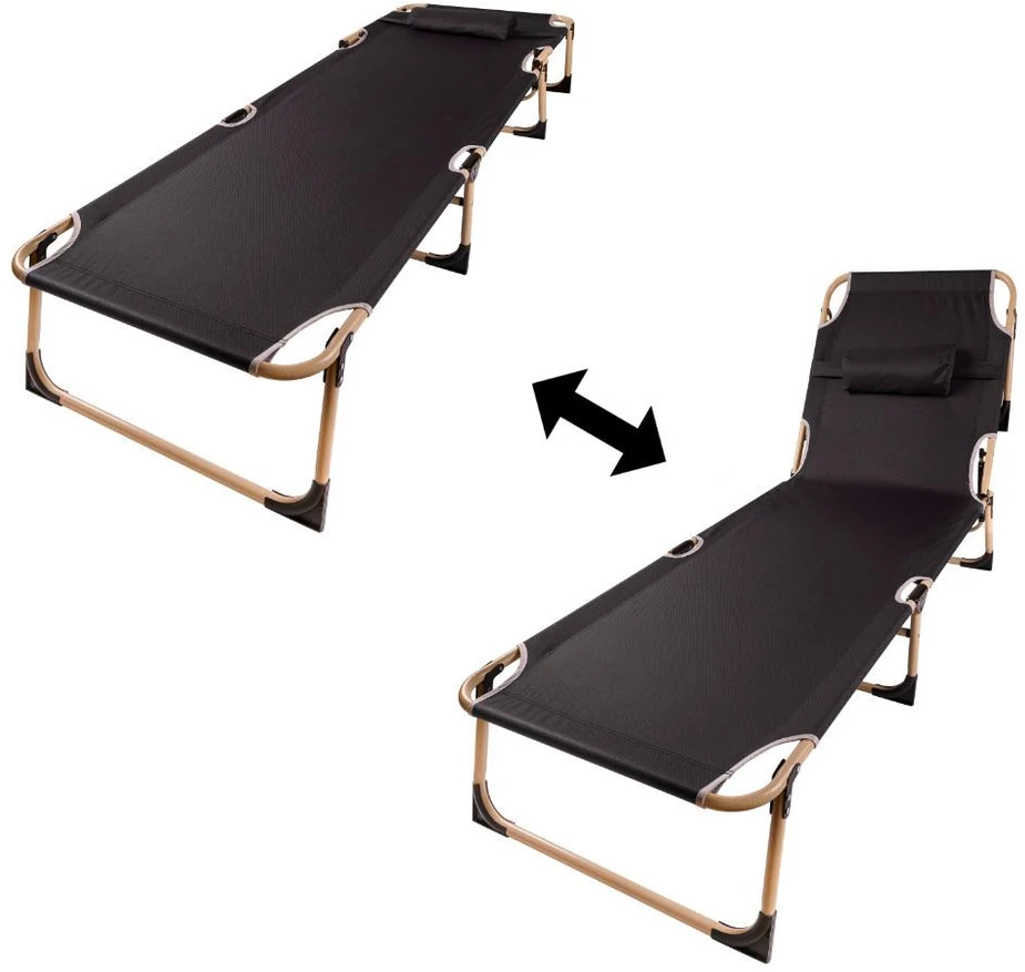 Luaro Pilkas sulankstomas gultas 193 cm