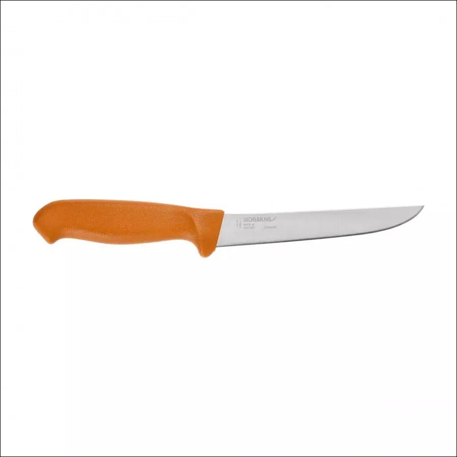 Morakniv Hunting Straight iškaulinimo peilis, oranžinis, nerūdijantis plienas
