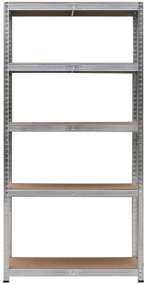 Metalinis sandėliavimo stelažas „Bauerkraft“ 2 viename, 5 lentynos, 180 × 90 × 40 cm