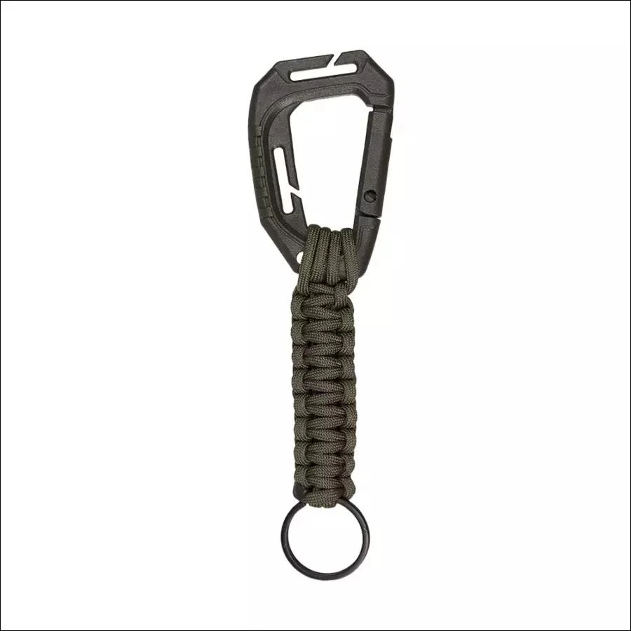 Mil-Tec raktų pakabukas su MOLLE karabinu, alyvuoginis