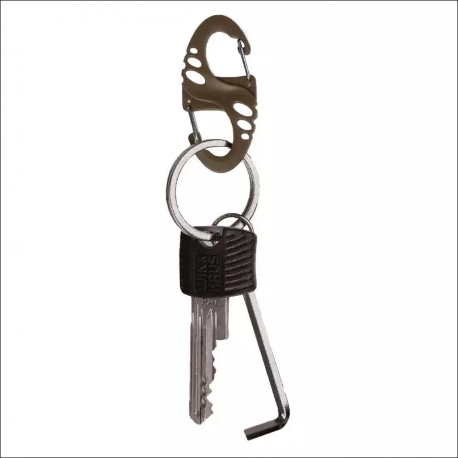 Karabinai Mil-Tec S-hook, 10 vnt., Coyote