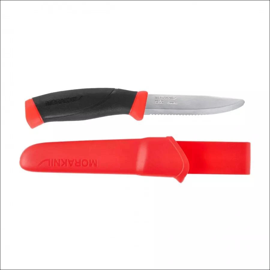 Gelbėjimo peilis Morakniv Companion F, nerūdijantis plienas, raudonas