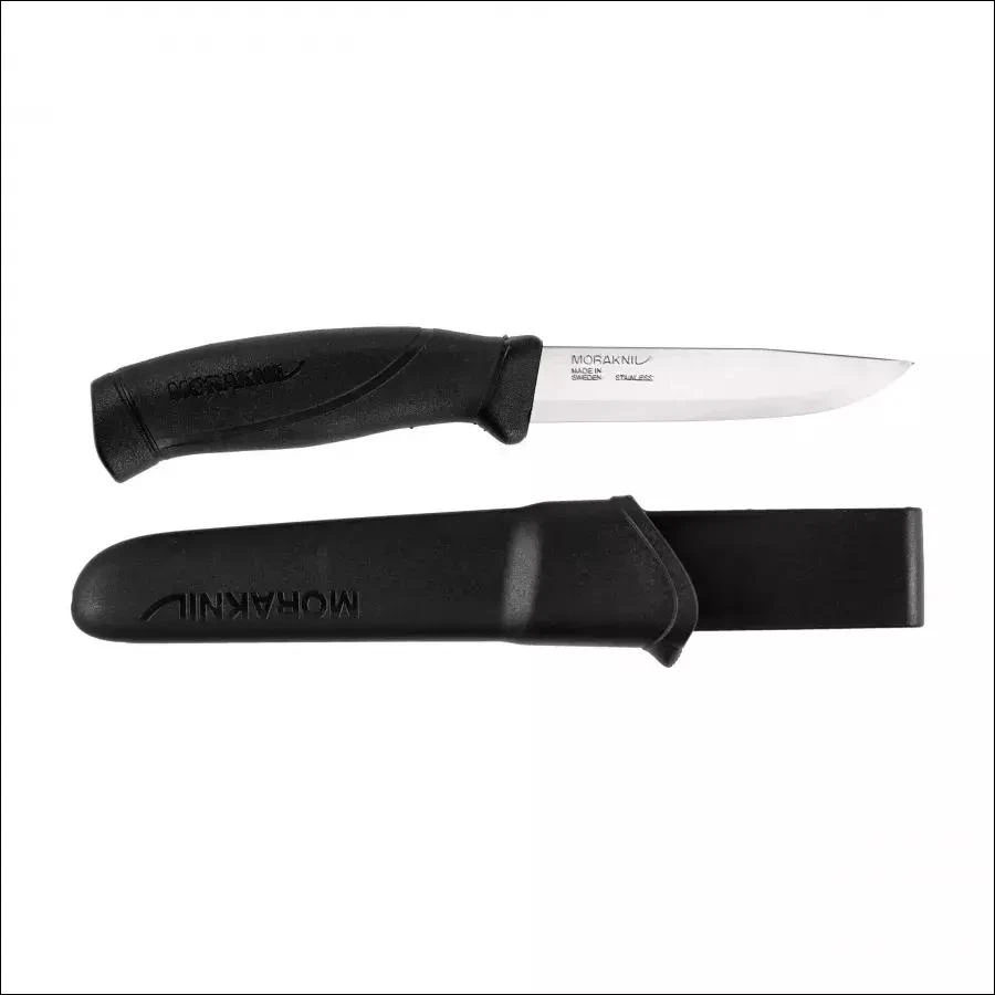Morakniv® Companion (S) peilis, juodas, nerūdijantis plienas
