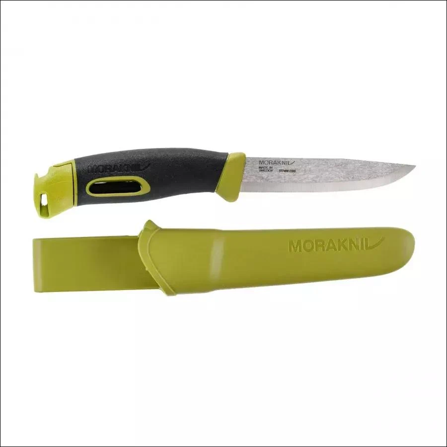 Morakniv Stovyklavimo peilis su ugnies skeltuvu Companion spark (S), 104mm, žalias