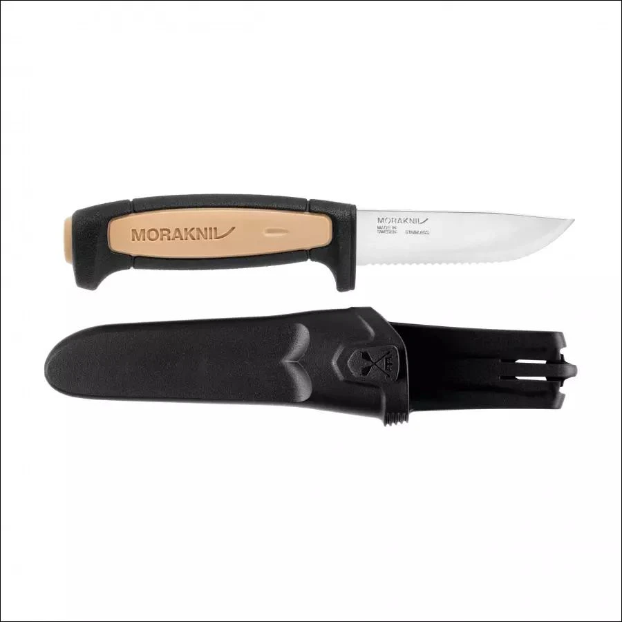Peilis MORAKNIV® PRO ROPE, dantyta nerūdijančio plieno geležtė 91x2 mm