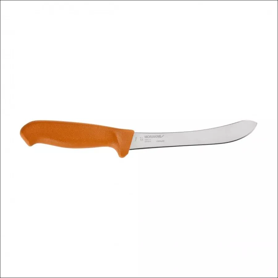 Morakniv Hunting Butcher medžioklinis mėsininko peilis oranžinis, nerūdijantis plienas