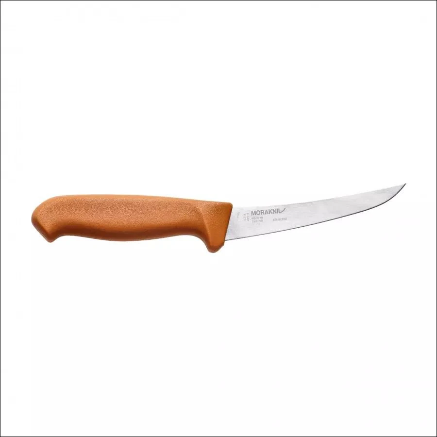 Morakniv Hunting lenktas iškaulinimo peilis, oranžinis, nerūdijantis plienas