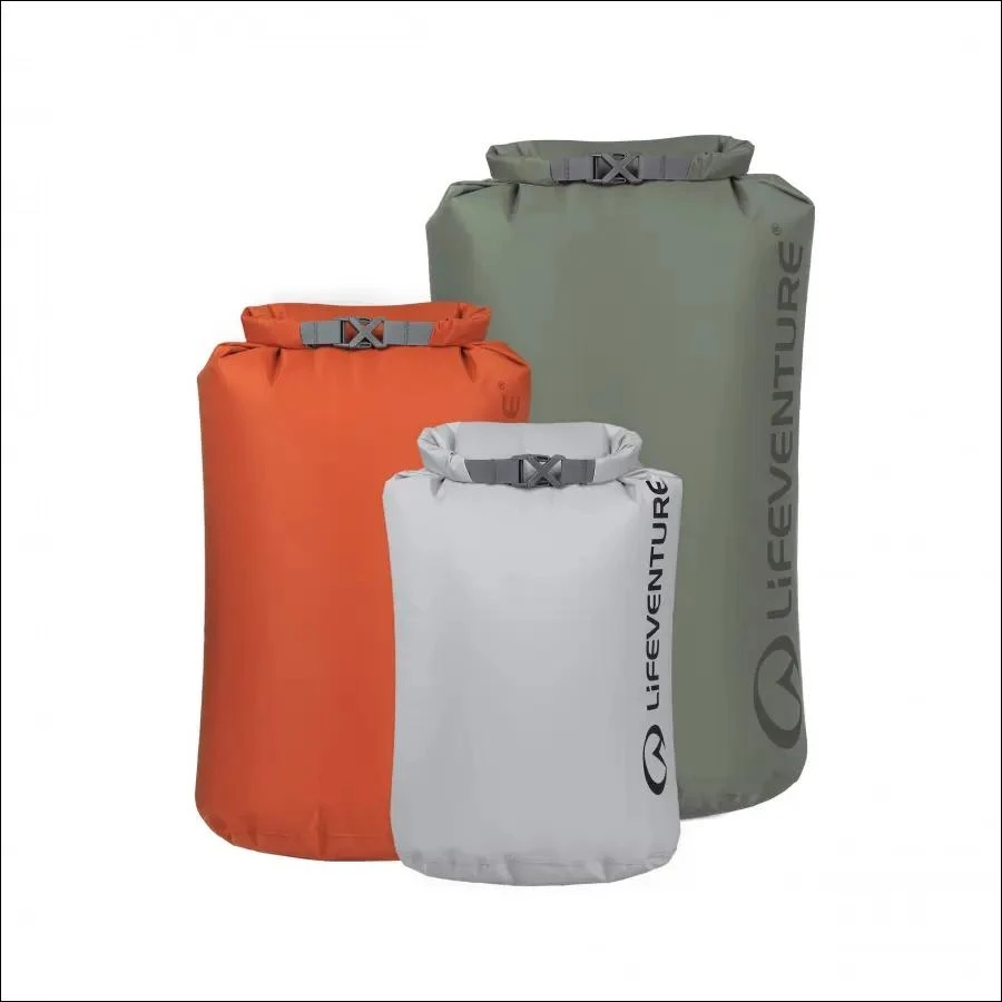 Jungtine Karalyste Neperšlampamų maišų rinkinys Lifeventure Stormlight Dry Bag Multipack