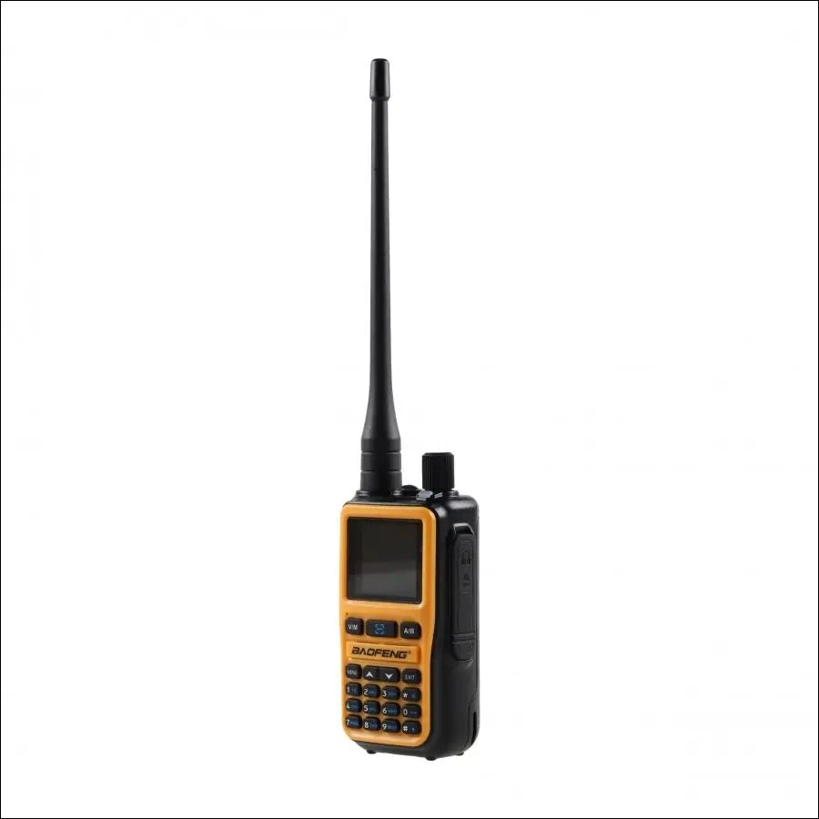 Baofeng UV-5R EU MINI USB-C Bluetooth VHF UHF Aviation Band Oranžinis Walkie-Talkie