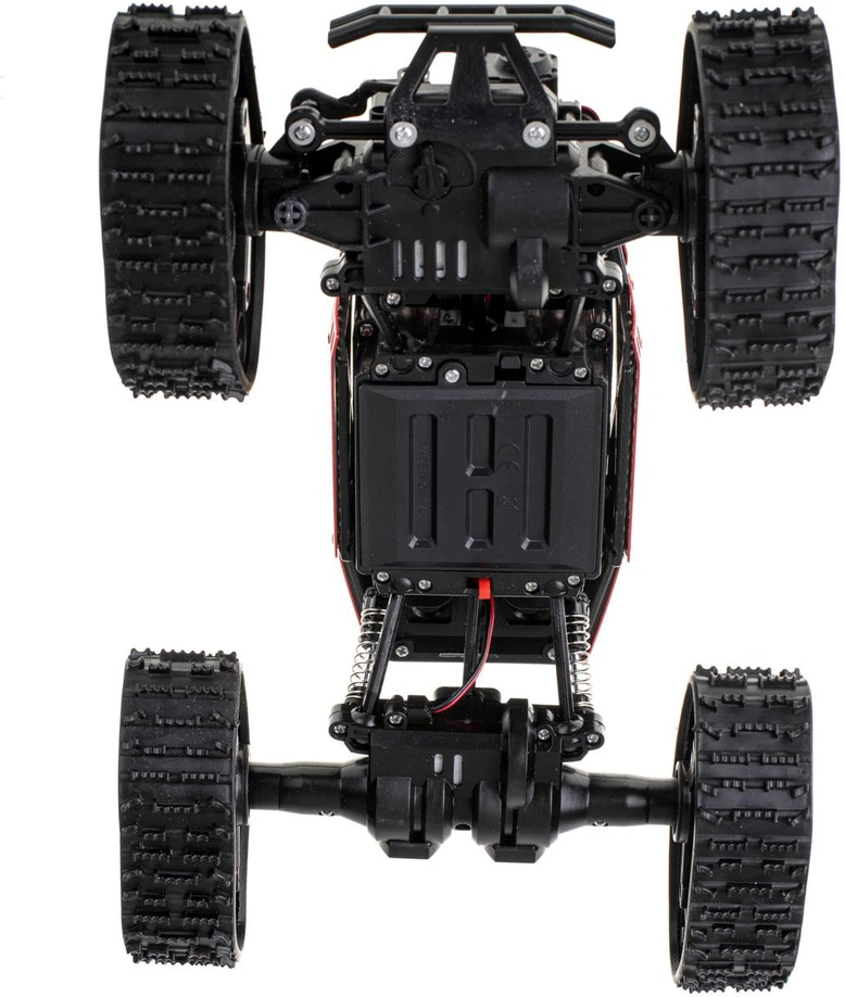 Nuotoliniu būdu valdomas automobilis RC Rock Crawler 4x4 LHC012 2-in-1, raudonas