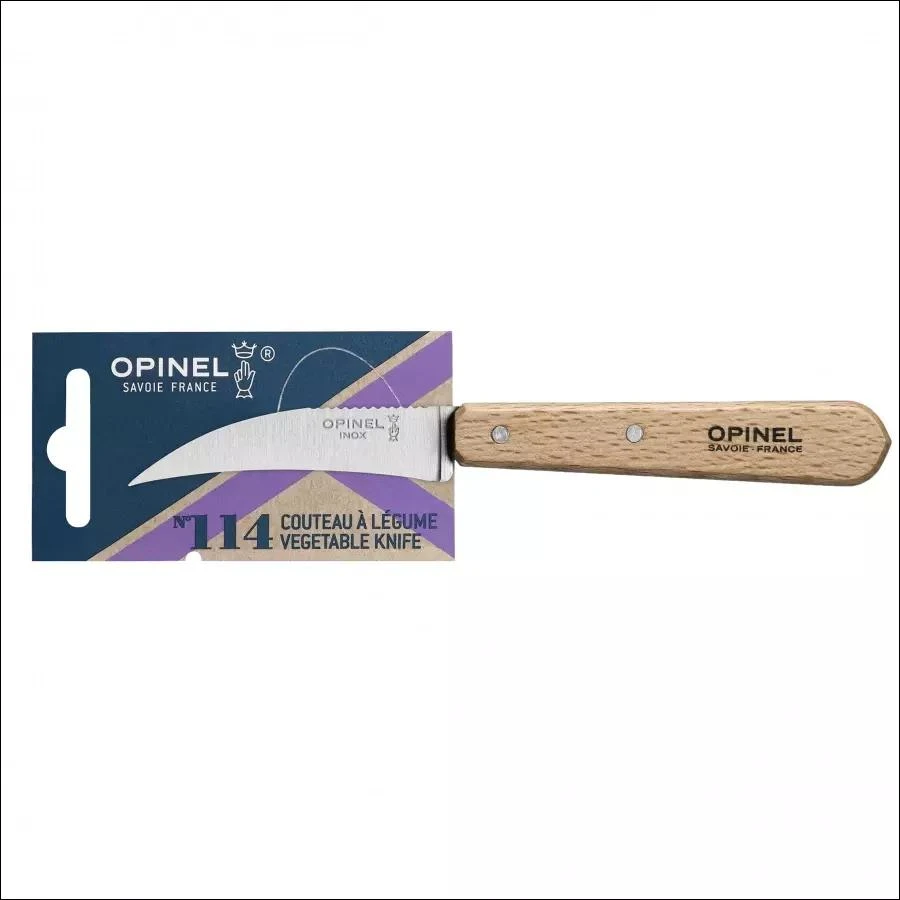 Opinel Natural 114 virtuvinis peilis daržovėms