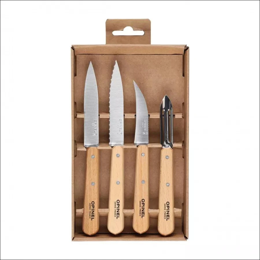 Peilių rinkinys Opinel Natural, 4 vnt. (001300)