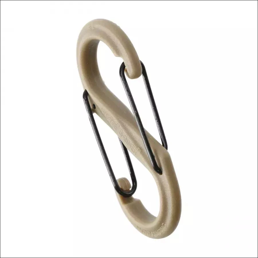 NITE-IZE plastikinis karabinas SBP2 coyote