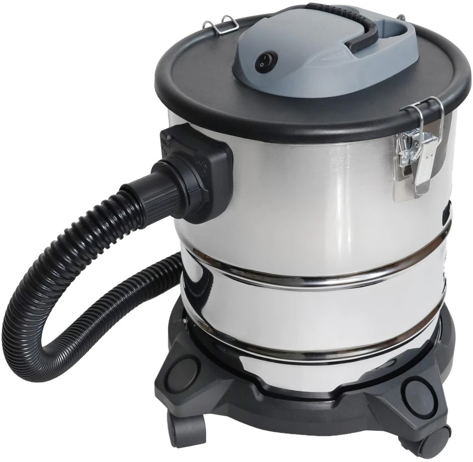 Dulkių siurblys Pramoninis židinio ir krosnies pelenų bei suodžių siurblys Bauerkraft, atsparus karščiui, 20 l, 1200 W