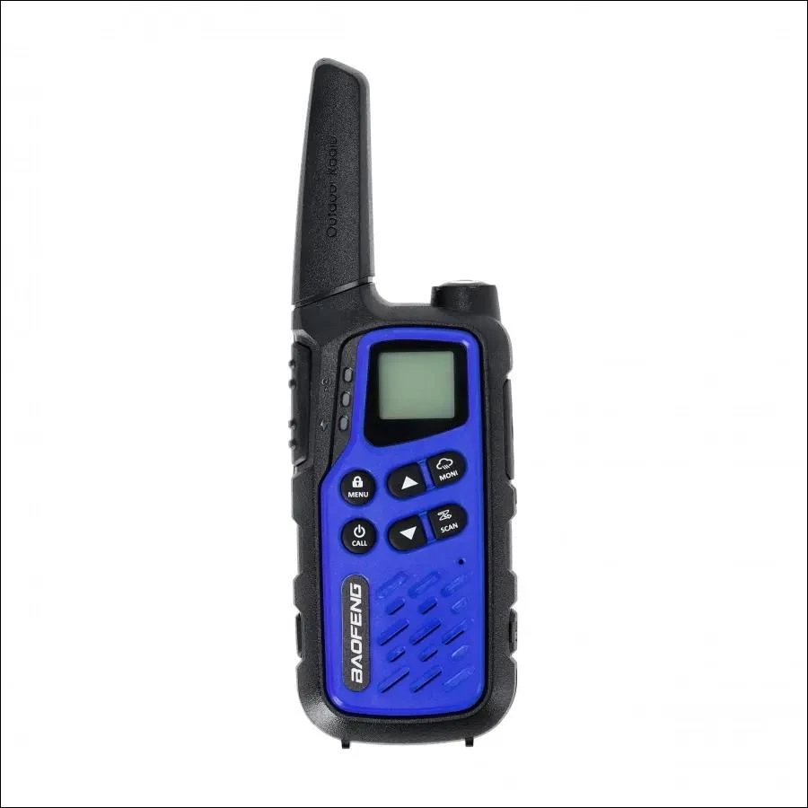 Radijo Stotelė - Baofeng BF-T25E 16 Kanalų VOX 10 km Nuotolis 1400mAh Baterija Tamsiai Mėlyna
