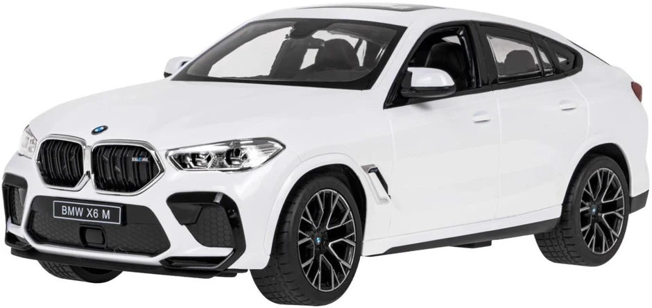 RASTAR 99200 baltas nuotoliniu būdu valdomas BMW X6 M automobilis, 1:14