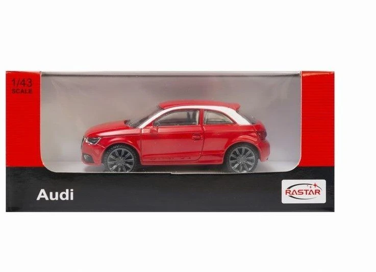 RASTAR AUDI A1 58200 automobilio modelis, 1:43, mišrių spalvų